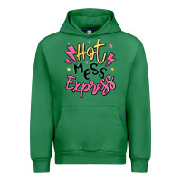 Emerald hot mess express Urban Hoodie - MaliasSmallBusiness