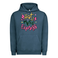 Pigment Midnight Navy hot mess express Urban Hoodie - MaliasSmallBusiness