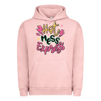 Pigment Salmon hot mess express Urban Hoodie - MaliasSmallBusiness