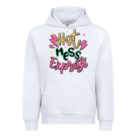 White hot mess express Urban Hoodie - MaliasSmallBusiness