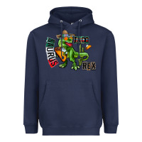 Navy taco saurus rex Heavyweight Hoodie - CowhideDigitalArt