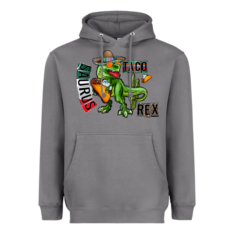 Taco Saurus Rex Heavyweight Hoodie by CowhideDigitalArt | Teevron