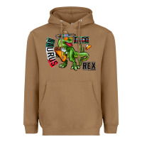 Toasted Coconut taco saurus rex Heavyweight Hoodie - CowhideDigitalArt
