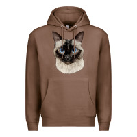 Chestnut siamese face Premium Hoodie - LillyAllenDesigns