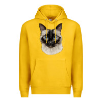 Lemon siamese face Premium Hoodie - LillyAllenDesigns