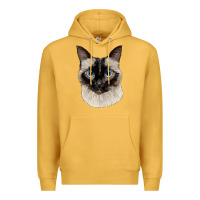 Mustard siamese face Premium Hoodie - LillyAllenDesigns