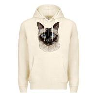 Tofu siamese face Premium Hoodie - LillyAllenDesigns