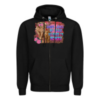 Black sorry ladies my heart belongs to mommy highland cow and calf Zipper Hoodie - RanaPortraitStore