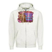 Oatmeal Heather sorry ladies my heart belongs to mommy highland cow and calf Zipper Hoodie - RanaPortraitStore