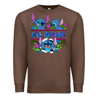 Chestnut preview flower stitch 6 th grade Premium Sweatshirt - AdoDesignShop