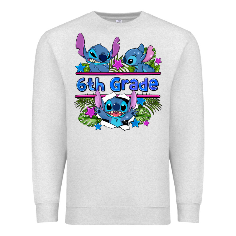 Preview Flower Stitch 6 Th Grade Premium Sweatshirt by AdoDesignShop | Teevron