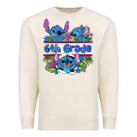 Sandshell preview flower stitch 6 th grade Premium Sweatshirt - AdoDesignShop