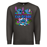Smoke preview flower stitch 6 th grade Premium Sweatshirt - AdoDesignShop