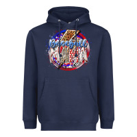 Navy baseball mama Heavyweight Hoodie - RacoonDesign