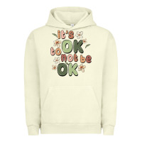 Pigment Pistachio it's ok to not be ok Urban Hoodie - MaliasSmallBusiness