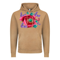Vintage Camel love balloons and pink valentines telephone Vintage Hoodie - AdoDesignShop