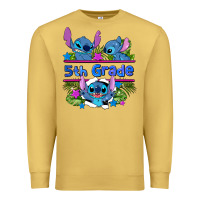 Antique Gold preview flower stitch 5th grade Premium Sweatshirt - AdoDesignShop