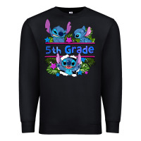 Black preview flower stitch 5th grade Premium Sweatshirt - AdoDesignShop