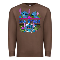 Chestnut preview flower stitch 5th grade Premium Sweatshirt - AdoDesignShop