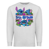Dove Grey preview flower stitch 5th grade Premium Sweatshirt - AdoDesignShop