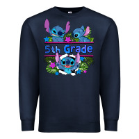 Navy preview flower stitch 5th grade Premium Sweatshirt - AdoDesignShop