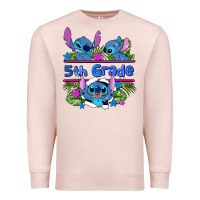 Pale Pink preview flower stitch 5th grade Premium Sweatshirt - AdoDesignShop