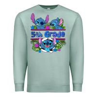 Seafoam preview flower stitch 5th grade Premium Sweatshirt - AdoDesignShop