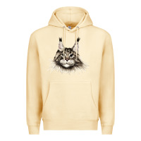 Pina Colada Maine Coon Cat Face Premium Hoodie - LillyAllenDesigns
