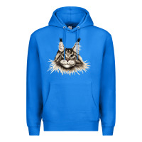 True Royal Maine Coon Cat Face Premium Hoodie - LillyAllenDesigns