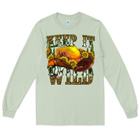 Matcha keep it wild western Long Sleeve Tee - texasbilliewilder