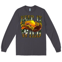 Smoke keep it wild western Long Sleeve Tee - texasbilliewilder