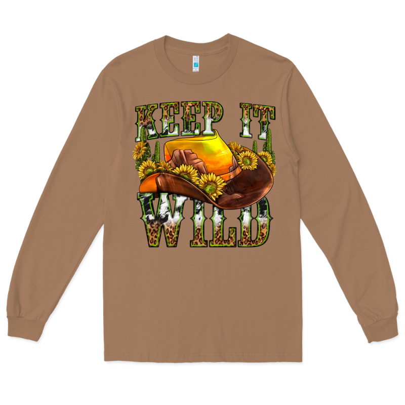 Keep It Wild Western Long Sleeve Tee by texasbilliewilder | Teevron
