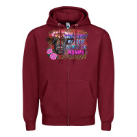Burgundy sorry ladies my heart belongs to mommy highland calf Zipper Hoodie - RanaPortraitStore