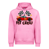 Fuchsia Pink pit crew boys birthday race car Urban Hoodie - MaliasSmallBusiness