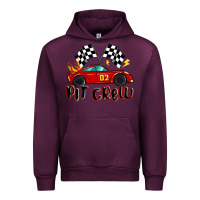 Mauve Wine pit crew boys birthday race car Urban Hoodie - MaliasSmallBusiness