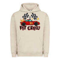 Pigment French Oak pit crew boys birthday race car Urban Hoodie - MaliasSmallBusiness