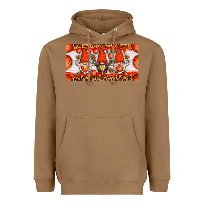 Basketball Gnome License Plate Heavyweight Hoodie by HRA Design Shop | Teevron