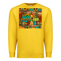 Lemon hello fall pumpkin Premium Sweatshirt - JahusDesignShop