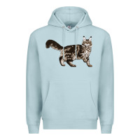 Blue Mist Maine Coon Cat Premium Hoodie - LillyAllenDesigns