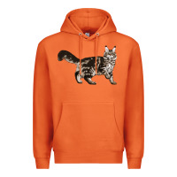 Carrot Maine Coon Cat Premium Hoodie - LillyAllenDesigns