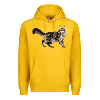 Lemon Maine Coon Cat Premium Hoodie - LillyAllenDesigns