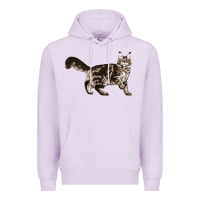 Lilac Maine Coon Cat Premium Hoodie - LillyAllenDesigns
