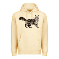 Pina Colada Maine Coon Cat Premium Hoodie - LillyAllenDesigns