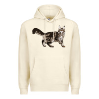 Sandshell Maine Coon Cat Premium Hoodie - LillyAllenDesigns