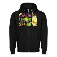 Black when life gives you lemons add sugar tbw Zipper Hoodie - texasbilliewilder