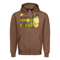 Chestnut when life gives you lemons add sugar tbw Zipper Hoodie - texasbilliewilder
