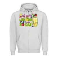 Dove Grey when life gives you lemons add sugar tbw Zipper Hoodie - texasbilliewilder