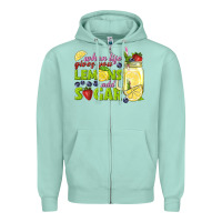 Seafoam when life gives you lemons add sugar tbw Zipper Hoodie - texasbilliewilder