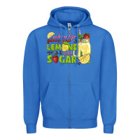 True Royal when life gives you lemons add sugar tbw Zipper Hoodie - texasbilliewilder