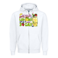 White when life gives you lemons add sugar tbw Zipper Hoodie - texasbilliewilder